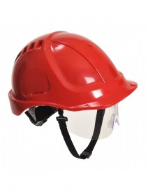 Portwest PW54 - Endurance Plus Visor Helmet - Red